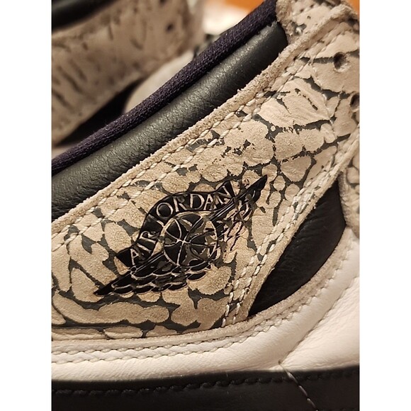 AIR JORDAN Size 5Y - Air Jordan 1 Retro OG High White Cement #FD1437-052 - Picture 12 of 16